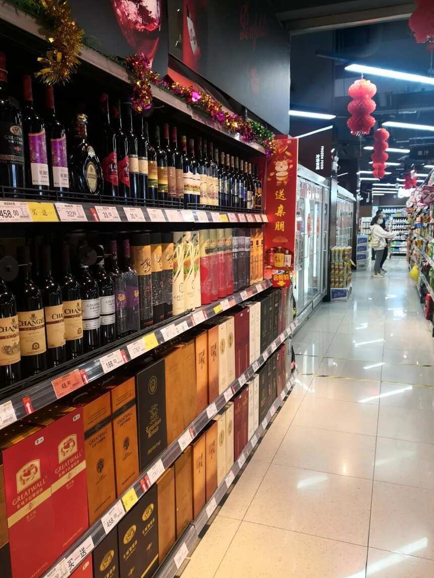 春节5地商超葡萄酒销售调查，流通产品促销力度不大，法国酒热销