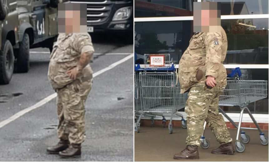 英国士兵胖成球！男子体重340斤，因为超重被赶出部队