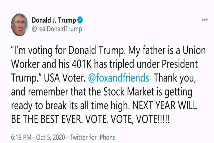 特朗普“疯狂”了！大清早连发15条推特：别睡了，都给我投票去