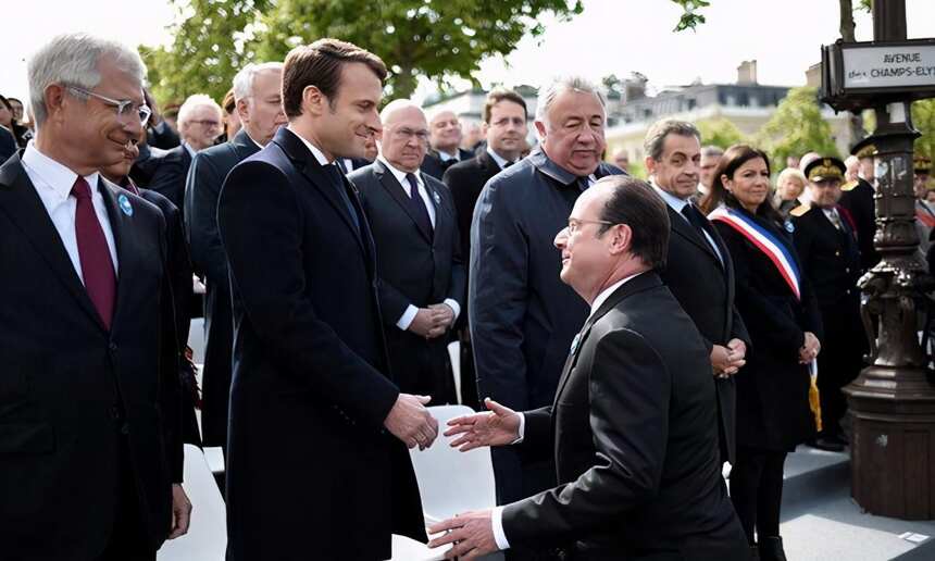 法国深陷泥潭，马克龙出席纪念活动，遭前总统无情嘲笑