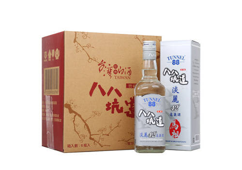 42度八八坑道马祖淡丽台湾高粱酒600mlx6瓶整箱价格？