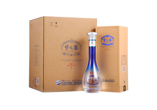 52度洋河蓝色经典梦之蓝M1白酒500mlx4瓶整箱价格？