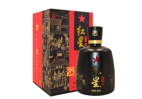 52度北京红星百年醇和黑坛500ml多少钱一瓶？