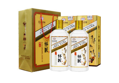 53度贵州茅台集团怀匠酒劲喜酱香型白酒2瓶礼盒装价格多少钱？