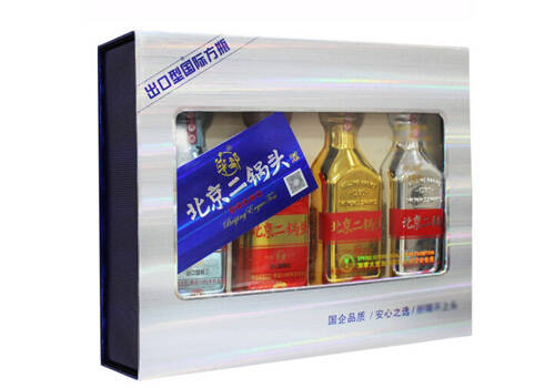 50度华都北京二锅头酒出口型方瓶炫彩版4瓶礼盒装价格多少钱？