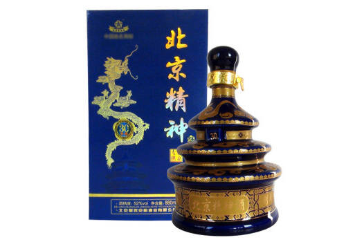 52度京都北京精神（蓝）880ml礼盒装价格多少钱？