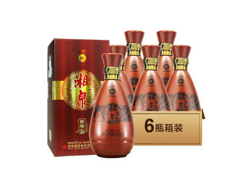 52度酒鬼酒湘泉彩陶系列馥郁香型白酒紫陶6瓶多少钱一瓶？