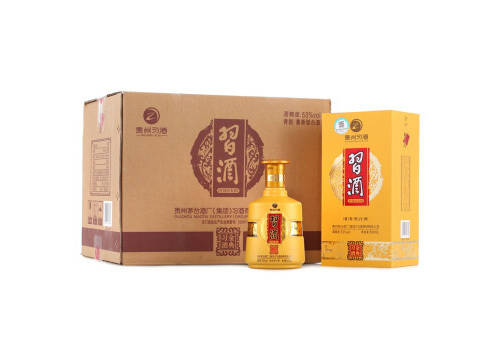 53度贵州习酒金典酱香型白酒500mlx6瓶整箱价格？