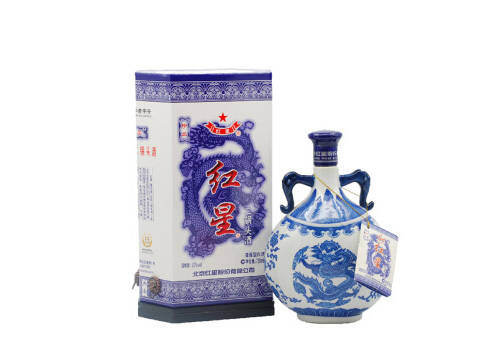 52度北京红星二锅头酒青花瓷瓶750ml多少钱一瓶？