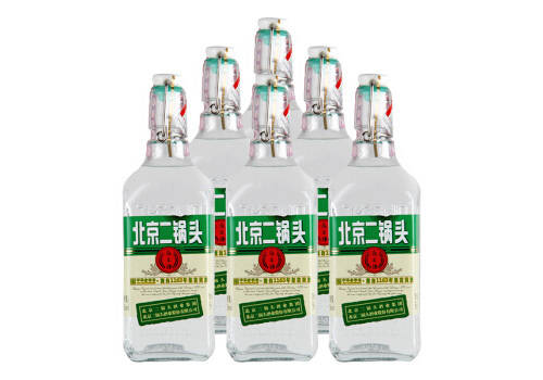 42度北京永丰牌北京二锅头出口小方瓶绿标清香型白酒500mlx12瓶整箱价格？