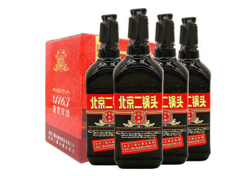 42度永丰牌北京二锅头黑马出口小方瓶500mlx4瓶整箱价格？