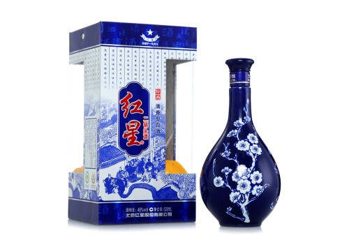46度北京红星二锅头酒蓝花瓷珍品500ml多少钱一瓶？