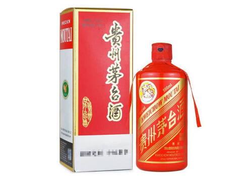 53度贵州茅台红色酱香型白酒500ml多少钱一瓶？