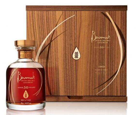本诺曼克50年威士忌多少钱，全球限量125瓶的稀缺酒款售价8万元
