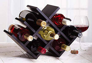 5种不同类型的葡萄酒架