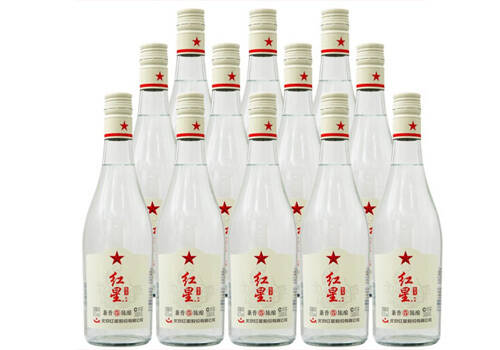 42度北京红星二锅头酒纯粮5兼香型白酒12瓶整箱价格？