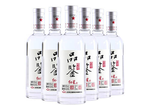 43度北京红星二锅头酒品鉴白酒6瓶整箱价格？
