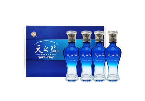 52度洋河天之蓝纪念版迷你小酒65mlx4瓶礼盒装价格多少钱？