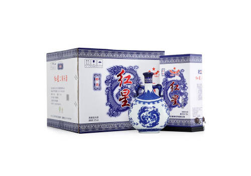 52度北京红星二锅头酒青花瓷珍品6瓶整箱价格？