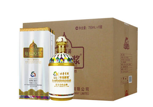 45度古井贡酒哈萨克斯坦世博会纪念酒750mlx6瓶整箱市场价多少钱？