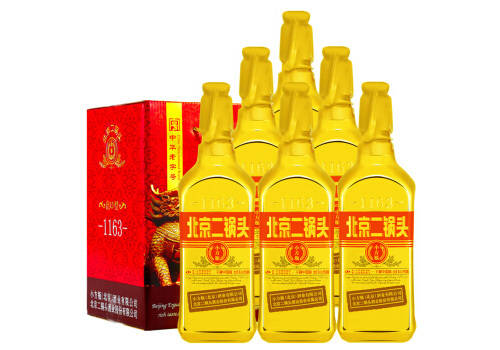 46度永丰牌北京二锅头酒出口小方瓶金瓶500mlx6瓶整箱价格？