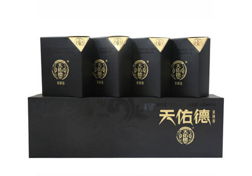 42度天佑德青稞酒小黑125mlx4瓶礼盒装市场价多少钱？