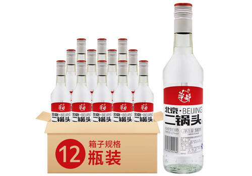 52度华都北京二锅头酒12瓶整箱价格？