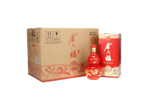 50度金六福六福呈祥白酒6瓶整箱市场价多少钱？
