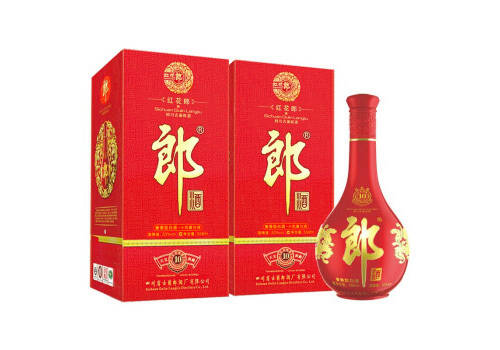 53度郎酒红花郎（十）酱香型白酒500mlx2瓶礼盒装价格多少钱？