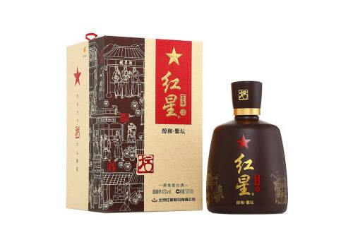 43度北京红星二锅头酒醇和紫坛500ml多少钱一瓶？