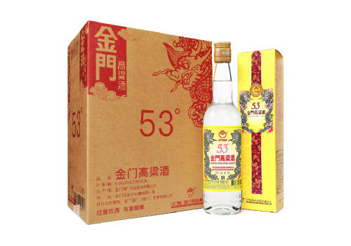 53度台湾金门高粱酒黄金龙500mlx6瓶整箱价格？