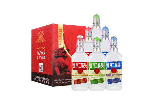 42度永丰牌北京二锅头酒出口型小方瓶三色500mlx6瓶整箱价格？