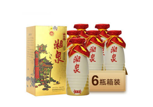 52度酒鬼酒湘泉湘聚馥郁香型白酒6瓶整箱价格？