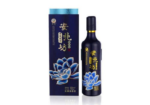 52度安兆坊蓝青花青稞酒750ml价格表，市场价多少钱一瓶？