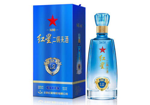 43度北京红星二锅头酒蓝盒12清香型白酒500ml多少钱一瓶？