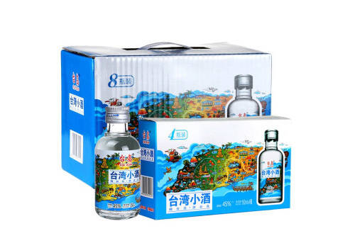 45度台岛台湾小酒板砖125mLx8瓶整箱价格？