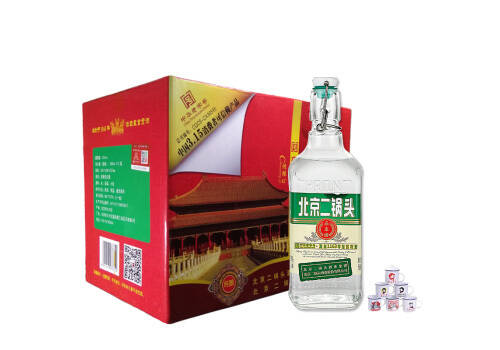 42度永丰牌北京二锅头出口型小方瓶绿标500mlx12瓶整箱价格？