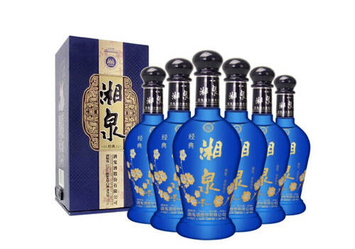 52度酒鬼酒经典湘泉馥郁香型白酒2010年老酒6瓶整箱价格？