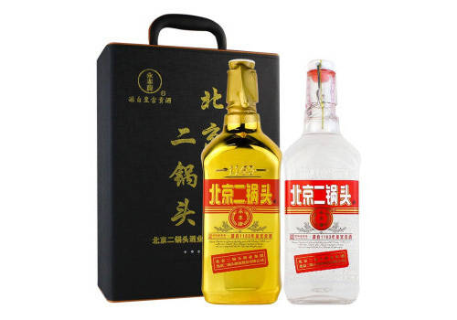 46度永丰牌北京二锅头出口型小方瓶大金大白500mlx2瓶礼盒装价格多少钱？