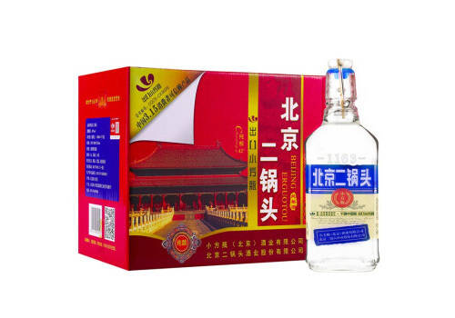 42度永丰牌北京二锅头酒出口型小方瓶蓝标500mlx12瓶整箱价格？
