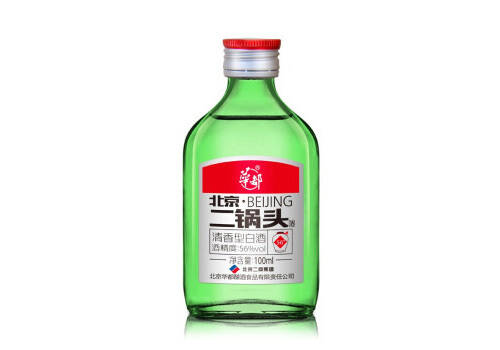 56度华都北京二锅头酒绿扁瓶100ml多少钱一瓶？
