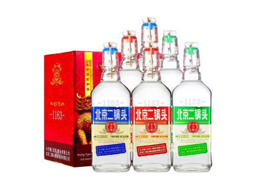 42度北京永丰牌北京二锅头出口小方瓶清香型白酒500mlx6瓶整箱价格？