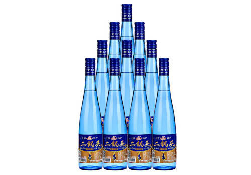 43度京都二锅头绵柔蓝瓶500mlx3瓶整箱价格？