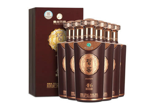 53度贵州习酒习窖酱6酱香型白酒500mlx6瓶整箱价格？