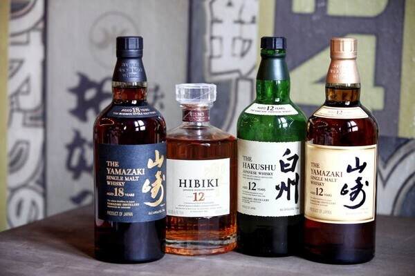 日本三得利威士忌有几种，种类很多不同的威士忌口感特点很鲜明