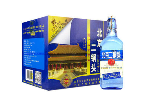 42度永丰牌北京白酒出口型小方瓶经典蓝瓶500mlx12瓶整箱价格？