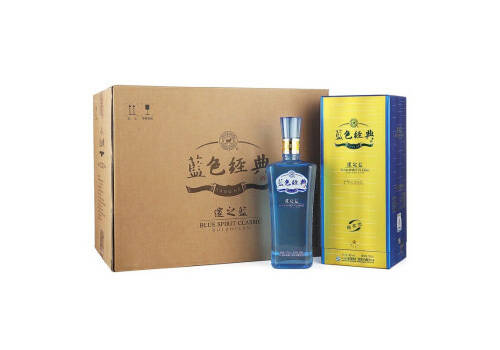 42度江苏洋河蓝色经典邃之蓝浓香型白酒500mlx6瓶整箱价格？