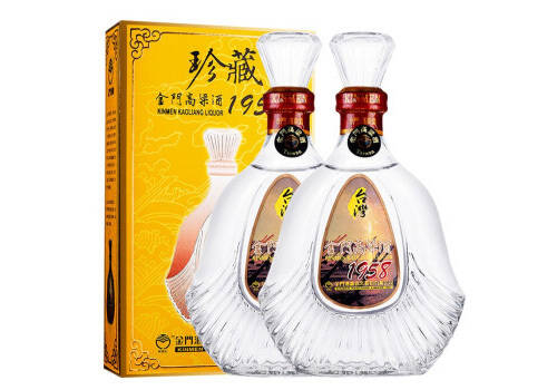 53度台湾金门高粱酒1958珍藏2014年老酒600mlx2瓶礼盒装价格多少钱？