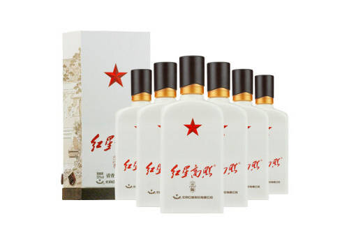 52度北京红星二锅头酒高照白酒6瓶整箱价格？