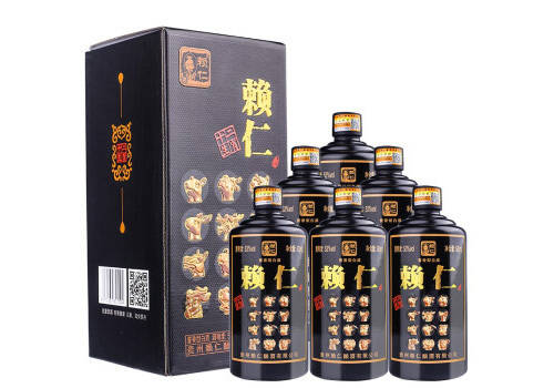 53度贵州赖仁十二生肖酱香型白酒500mlx6瓶整箱价格？